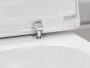 Hansgrohe EluPura Original S ívelt karbamid WC ülőke és fedél Soft-Close mechanizmussal, fehér 60148450