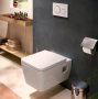 Hansgrohe EluPura Original Q szögletes karbamid WC ülőke és fedél, fehér 60149450