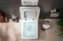 Hansgrohe EluPura Original Q szögletes karbamid WC ülőke és fedél, fehér 60149450
