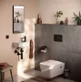 Hansgrohe EluPura Original Q szögletes karbamid WC ülőke és fedél, fehér 60149450