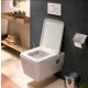Hansgrohe EluPura Original Q szögletes karbamid Soft-Close WC ülőke és fedél, fehér 60150450