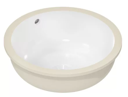 Hansgrohe Xuniva S Alsórögzítésű kerámia mosdó 40x40 cm csapfurat nélkül túlfolyóval, fehér 60151450