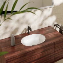   Hansgrohe Xuniva U Alsórögzítésű mosdókagyló 500x400 túlfolyóval, fehér 60153450