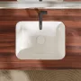 Hansgrohe Xuniva Q Alulról beépíthető mosdókagyló 50x40 cm túlfolyóval, fehér 60154450