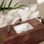 Hansgrohe Xuniva Q Alulról beépíthető mosdókagyló 50x40 cm túlfolyóval, fehér 60154450