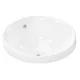 Hansgrohe Xuniva S Pultba süllyesztett kerámia mosdó 40x40 cm csapfurat nélkül túlfolyóval, fehér 60155450