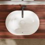 Hansgrohe Xuniva U Pultba süllyesztett mosdókagyló 550x400 túlfolyóval, fehér 60157450