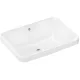 Hansgrohe Xuniva Q Pultba süllyesztett kerámia mosdó 55x40 cm csapfurat nélkül, fehér 60158450