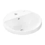 Hansgrohe Xuniva S  Pultba süllyesztett kerámia mosdó 45x45 cm csapfurattal és túlfolyóval, fehér 60159450