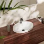 Hansgrohe Xuniva D Pultba süllyesztett mosdókagyló 550x450 csapfurattal és túlfolyóval, fehér 60160450