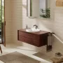 Hansgrohe Xuniva D Pultba süllyesztett mosdókagyló 550x450 csapfurattal és túlfolyóval, fehér 60160450