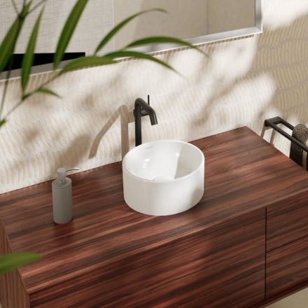Hansgrohe Xuniva S Kerámia mosdótál 30x30 cm csapfurat és túlfolyó nélkül, fehér 60163450