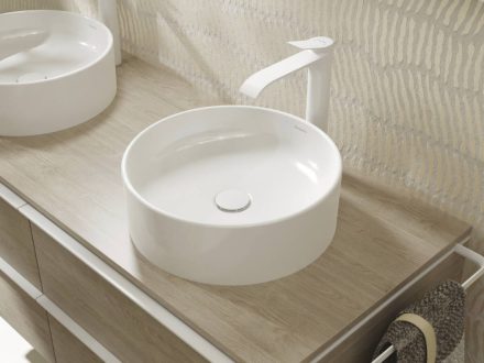 Hansgrohe Xuniva S Mosdótál 40x40 cm csapfurat és túlfolyó nélkül, fehér 60164450