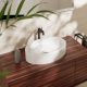 Hansgrohe Xuniva D Pultra ültethető kerámia mosdótál 55x40 cm csapfurat és túlfolyó nélkül 60165450