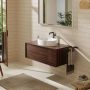 Hansgrohe Xuniva D Pultra ültethető kerámia mosdótál 55x40 cm csapfurat és túlfolyó nélkül 60165450