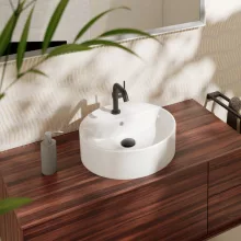   Hansgrohe Xuniva S 45 pultra ültethető kerámia mosdótál csaplyukkal és túlfolyóval 60169450