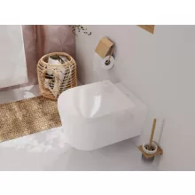   Hansgrohe EluPura S Mélyöblítésű fali kerámia WC csésze perem nélkül, fehér 60193450