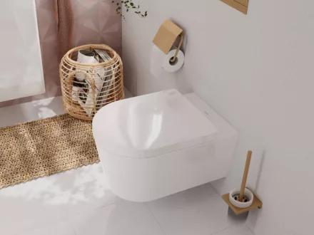 hansgrohe EluPura S fehér, perem nélküli fali kerámia WC csésze 60193450