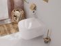 Hansgrohe EluPura S Mélyöblítésű fali kerámia WC csésze perem nélkül, fehér 60193450
