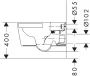 hansgrohe EluPura S fehér, perem nélküli fali kerámia WC csésze 60193450