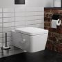 Hansgrohe EluPura Q lágy záródású WC ülőke és fedél felső rögzítéssel QuickRelease, fehér 60199450