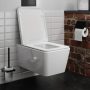 Hansgrohe EluPura Q lágy záródású WC ülőke és fedél felső rögzítéssel QuickRelease, fehér 60199450