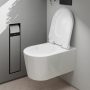 Hansgrohe EluPura S Vékony WC ülőke és fedél felső rögzítéssel, SoftClose és QuickRelease, fehér 60200450