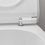 Hansgrohe EluPura S Vékony WC ülőke és fedél felső rögzítéssel, SoftClose és QuickRelease, fehér 60200450
