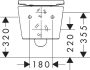 Hansgrohe EluPura Original Q fali kerámia WC ülőkével és fedéllel, fehér 60208450