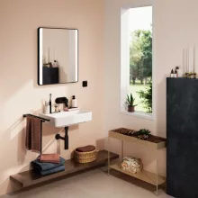   Hansgrohe Xanuia Q Kompakt kerámia mosdó 55x37 cm csaplyuk és túlfolyó nélkül, fehér 60212450