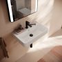 Hansgrohe Xanuia Q Kompakt kerámia mosdó 60x37 cm csapfurattal és túlfolyóval, fehér 60213450
