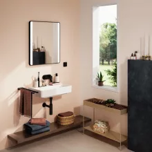   Hansgrohe Xanuia Q Kompakt kerámia mosdó 60x37 cm csapfurat és túlfolyó nélkül, fehér 60216450