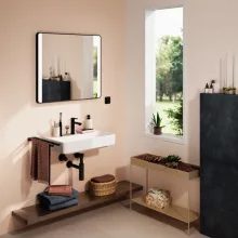   Hansgrohe Xanuia Q Kompakt kerámia mosdó 65x39 cm csapfurattal és túlfolyó nélkül, fehér 60219450