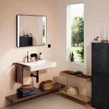  Hansgrohe Xanuia Q kerámia mosdó 70x48 cm túlfolyóval és csaplyuk nélkül, fehér 60222450