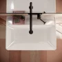 Hansgrohe Xanuia Q kerámia mosdó 70x48 cm túlfolyóval és csaplyuk nélkül, fehér 60222450