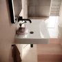 Hansgrohe Xanuia Q kerámia mosdó 70x48 cm, csaplyuk és túlfolyó nélkül, fehér 660224450