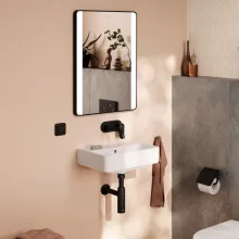   Hansgrohe Xanuia Q kerámia kézmosó 45x34 cm túlfolyóval és csapfurat nélkül, fehér 60229450
