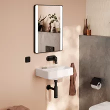   Hansgrohe Xanuia Q kerámia kézmosó 45x34 cm csapfurat és túlfolyó nélkül, fehér 60231450