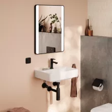   Hansgrohe Xanuia Q kerámia kézmosó 50x39 cm csapfurattal és túlfolyó nélkül, fehér 60233450
