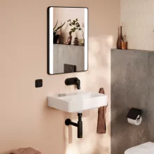   Hansgrohe Xanuia Q kerámia kézmosó 50x39 cm csapfurat és túlfolyó nélkül, fehér 60234450