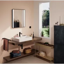   Hansgrohe Xanuia Q kerámia mosdótál 65x48 cm csaplyukkal és túlfolyóval, fehér 60252450