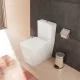 Hansgrohe EluPura Q monoblokkos kerámia WC csésze AquaFall Flush öblítéssel, fehér 60263450