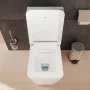 Hansgrohe EluPura Q monoblokkos kerámia WC csésze AquaFall Flush öblítéssel, fehér 60263450