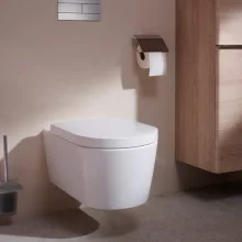   Hansgrohe EluPura S Fali kerámia WC lágyan záródó ülőkével, AquaFall Flush öblítés, fehér 60292450
