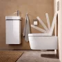 hansgrohe EluPura S fehér perem nélküli fali WC SoftClose és QuickRelease ülőkével, 60292450