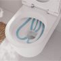 Hansgrohe EluPura S Fali kerámia WC lágyan záródó ülőkével, AquaFall Flush öblítés, fehér 60292450