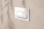 Hansgrohe EluPura Original S beépíthető WC szett fehér nyomólappal és WC ülőkével