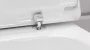 Hansgrohe EluPura S WC-szett falsík alatti öblítőrendszerrel és króm nyomólappal, fehér