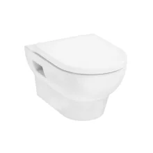   Hansgrohe GladeLake S fali kerámia WC csésze AquaChannel Flush öblítéssel és SoftClose WC ülőkével, fehér 60309450