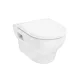 Hansgrohe GladeLake S fali kerámia WC csésze AquaChannel Flush öblítéssel és SoftClose WC ülőkével, fehér 60309450